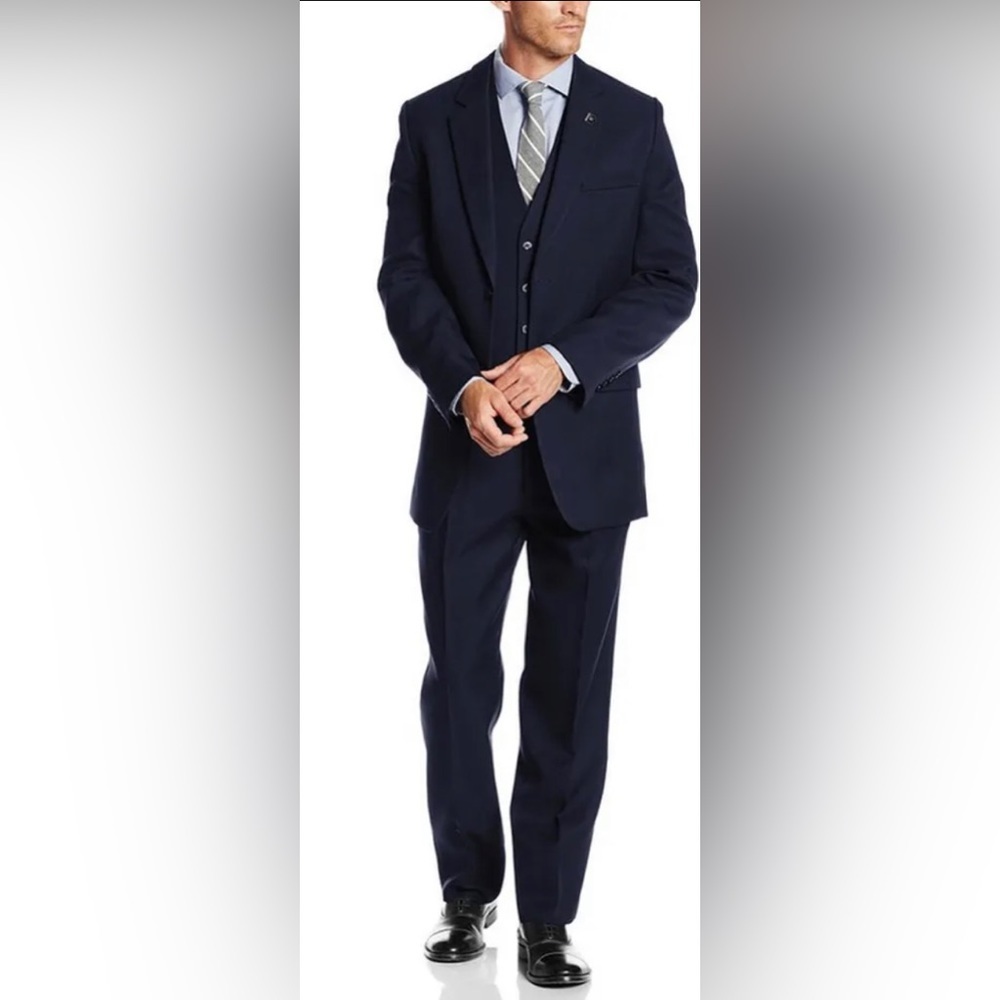 Stacy Adams Men's 35L Navy blue